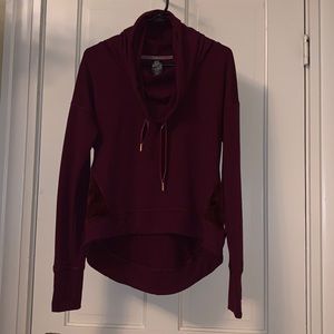 Champion - maroon/burgundy cowl neck long sleeve